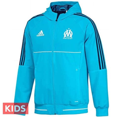 Olympique Marseille presentation tracksuit 2017/18 light blue